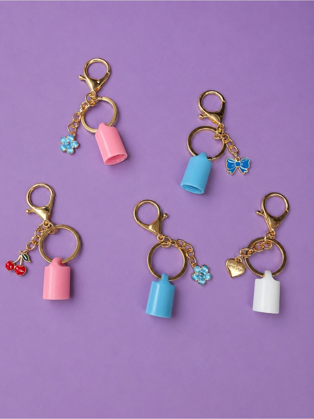 Lipgloss Keychain Purse Charm NWT (Choose One)